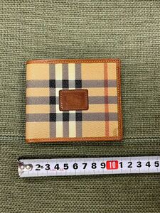 戸0124レザー 財布 ブラウン系 FENDI フェンディ ズッカ柄 二つ折り財布 Westwood キャンバス