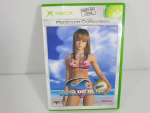 XBOX プラチナコレクション　DEAD OR ALIVE XTREME BEACH VOLLEY BALL　テクモ