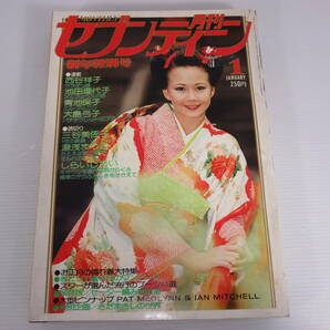 月刊セブンティーン 1978年1月号 新年特別号 とじ込みポスターにシワ／表紙裂傷あり サラダっ娘 オルフェウスの窓 エル・アルコン の画像1