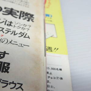 月刊セブンティーン 1978年1月号 新年特別号 とじ込みポスターにシワ／表紙裂傷あり サラダっ娘 オルフェウスの窓 エル・アルコン の画像9