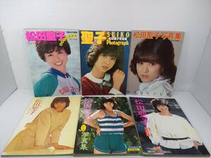 松田聖子 写真集 ６冊 まとめセット Photograph 真夏のときめき 聖子ひとりじめ パステルカラーの調べ プルメリアの伝説 近代映画社