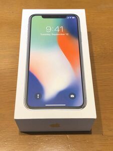 【箱のみ】iPhone X 256GB シルバー