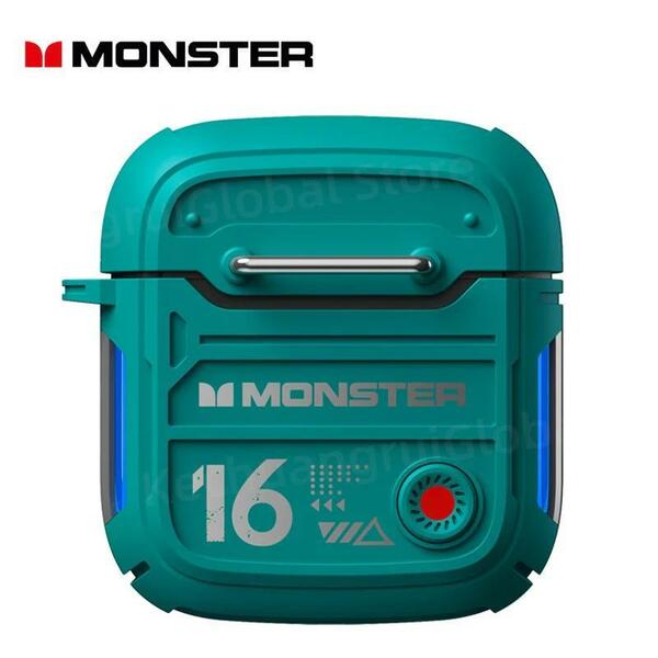 ワイヤレスイヤホン　MONSTER-XKT16 　グリーン