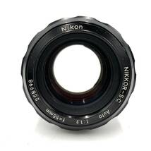 NIKON NIKKOR-S C 55mm F1.2 非Ai 大口径単焦点 ニコン_画像3