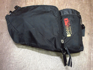 ビンテージ●DANA DESIGNウェットリブ黒size L●240121i6-bag-otデイナデザインナイロンバッグ