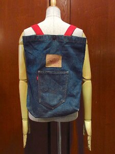  Vintage 70's*Levi's Denim backpack *240103m1-bag-bp Levi's rucksack bag 