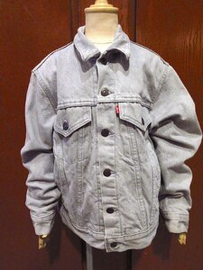  Vintage 80's*Levi's 70707 Kids подкладка проверка Denim жакет size 14*240124c1-k-jk 1980s Levi's внешний джинсовый жакет boys 