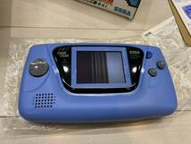 ほぼ　未使用品　画面不良　SEGA GAME GEAR　ゲームギア 　ブルー 　BLUE　レトロゲーム_画像8