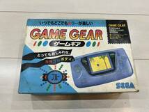 ほぼ　未使用品　画面不良　SEGA GAME GEAR　ゲームギア 　ブルー 　BLUE　レトロゲーム_画像2