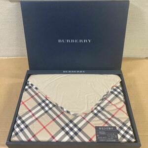 未使用 BURBERRY バーバリー 羽毛ひざ掛け 保管品 西川産業 