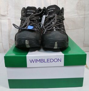 16 01357 ☆ WIMBLEDON トレッキング 防水設計 耐滑・反射板 KF79692 ブラック 27cm 4E【USED品】