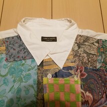 00s COMME des GARCONS HOMME PLUS パッチワークシャツ 2000SS ゴブラン期 アーカイブ ヴィンテージ _画像4