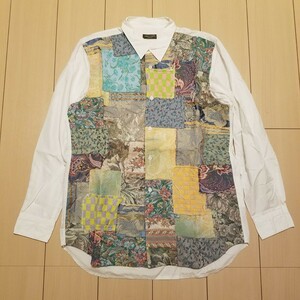 00s COMME des GARCONS HOMME PLUS パッチワークシャツ 2000SS ゴブラン期 アーカイブ ヴィンテージ 