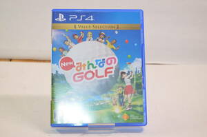 ★美品 動作良好★ps4 ソフト new みんなのgolf value selection★ゴルフ★Playstation4 プレステ4★