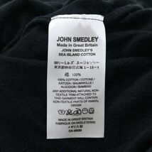 英国製★ JOHN SMEDLEY ジョンスメドレー 通年 シーアイランドコットン ニット セーター Sz.L　レディース 黒　K4T00080_1#F_画像6