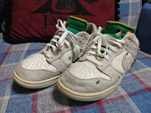 NIKE DUNK off white オフホワイト ダンク 50シリーズ 国内正規品 灰緑 グレーグリーン 28.5cm US10.5 DJ0950-115 20 of 50 中古格安 o/w