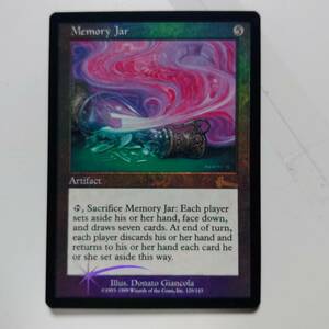 MTG/Foil/Memory Jar/記憶の壺/英語/1枚/ウルザズレガシー