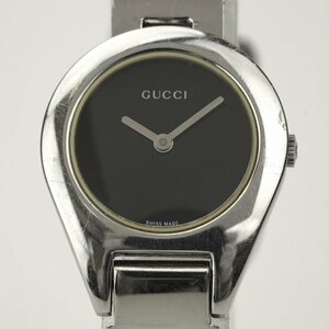 【中古・稼働品】GUCCI (グッチ) 6700L レディース 黒文字盤（K-KW930）