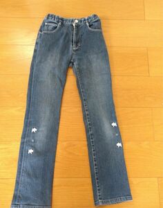 ◆USED◆ポンポネット pom ponette ジーパン サイズ：130 長ズボン　自然学校