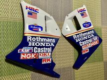 送料無料　ロスマンズ サイドカウル 左右セット NSR50 NSR80 ホンダ HRC Rothmans HONDA_画像5