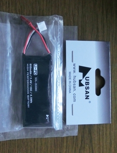 HUBSAN☆ハブサン☆ H502用☆Li-Poバッテリー☆7.4V/610ｍAh/15C/45Wh☆GH515☆未使用品☆