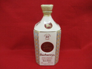 M【16466】未開封品★BURBERRY.S AGED OVER 23 YEARS SCOTCH WHISKY ★バーバリー23年 ウイスキー / 700ml 40％ ※同梱不可