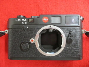 M【16494】美品 ★ LEICA ライカ M6 ブラック ★ ブラックペイント 一眼レフ レンジファインダー式 フィルムカメラ 