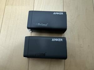 【超美品・本体のみ・2個セット】Anker 737 Charger（GaNPrime 120W）120W / 3ポート