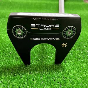 オデッセイ ストロークラボ ブラック STROKE LAB BLACK BIG SEVEN ビッグ セブンARMLOCK アームロック 39インチ 中尺 長尺 パター