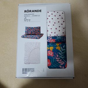 新品IKEA イケア　RORANDE ローランデ ベビーベッド用リネン3点セット