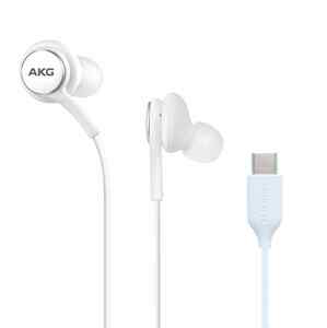 SAMSUNG純正◆EO-IG955 Earphones Tuned by AKG /Galaxy ギャラクシーイヤホン USB Type C 白[輸入品]バルク品【携帯付属品】Samsungロゴ