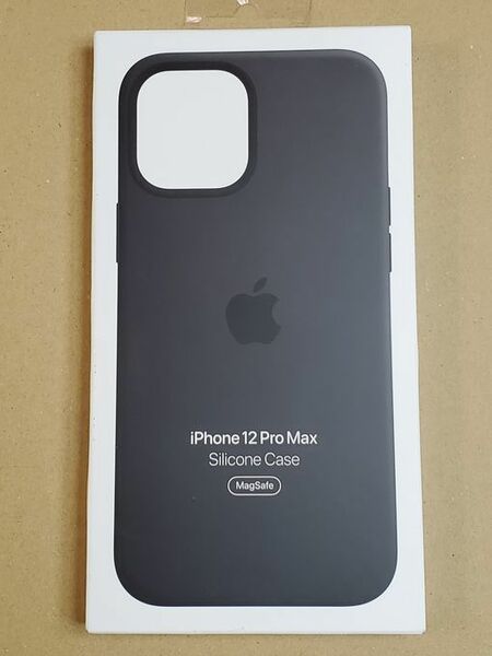 MagSafe対応 Apple 純正品◆iPhone 12 Pro Max Silicone Case with MagSafe - Black シリコーンケース -ブラック アップル【並行輸入品】