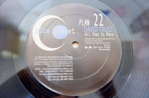 T2-143＜12inch/UK盤/美品＞David Trusz /「All That Is Pure / Space Station」