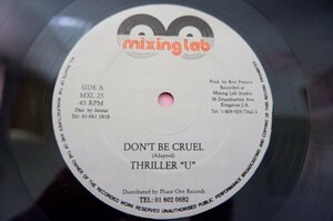 T2-167＜12inch/UK盤＞「Thriller U / Don't Be Cruel」「Anthony Red Rose / Darling You」