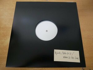 T2-319＜12inch/美品＞Bjork /「Who Is It / Where Is The Line」