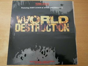 U2-280＜12inch/UK盤＞Time Zone / World Destruction