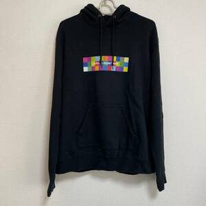 美品 uniform experiment カラーチャート LOGO HOODIE ブラック サイズ2 Mサイズ soph SOPHNET. ソフネット パーカー