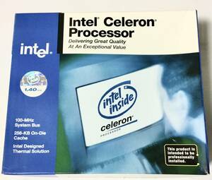 Intel Celeron Processor 〈1400/256/100/1.5〉+ ファン ヒートシンク付〈A70178-001 109X7612H1166〉【未使用】