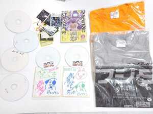ファミコン芸人 フジタ：サイン本 ファミコンに育てられた男＋ここだけトーク５,6＋サイン色紙＋TシャツMサイズ＋おまけイベント配布DVD　
