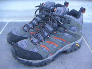 【MERRELL】 MOAB MID GORE-TEX グレー US7.5　程度極上品