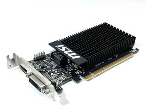 □【簡易動作確認済】 MSI NVIDIA GeForce GT 710 GDDR5 1GB GT710 1GD3H LP ビデオカード グラフィックボード グラボ ロープロ □W02-0129