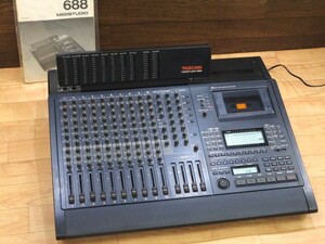 ☆TASCAM タスカム MTR MIDISTUDIO 688 マルチトラックカセットレコーダー 取扱説明書付き 通電確認のみ ジャンク☆ S01-0109