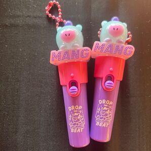 BTS BT21 MANG マング キーホルダー スティックライト セット