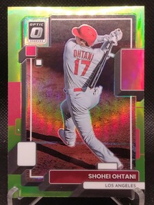 大谷翔平【2022 PANINI DONRUSS OPTIC PRIZM #141 SHOHEI OHTANI LIME GREEN】 WBC 侍ジャパン エンジェルス ドジャース