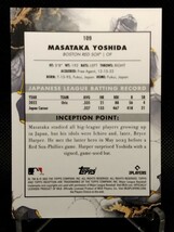 吉田正尚 75枚限定 レッド【2023 TOPPS INCEPTION #109 MASATAKA YOSHIDA RC RED PARALLEL】 ボストン・レッドソックス オリックス_画像2