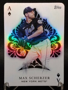 マックス・シャーザー エース 【2023 TOPPS SERIES 1 ALL ACES MAX SCHERZER AA-25】 ニューヨーク・メッツ レンジャーズ MLB