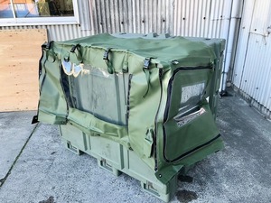 【米軍放出品】☆未使用品 ホロ 幌 荷台カバー ビニールカバー 防水シート (180) ☆CA6Y