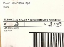 【米軍放出品】☆未使用品 3M シーリングテープ シールテープ 幅50.8mm×長さ32.9m×24巻 ブラック (120)☆CA9H_画像6