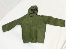 【米軍放出品】☆未使用品 レインウエア上下セット Mサイズ レインパーカー レインパンツ カッパ 雨具 キャンプ アウトドア (80)☆CA18C_画像2