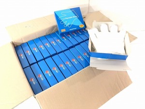 [ the US armed forces discharge goods ]* unused goods disposable gloves vinyl gloves glove L size 200 sheets entering ×50 box LONGCLEAN (140)*CA18J